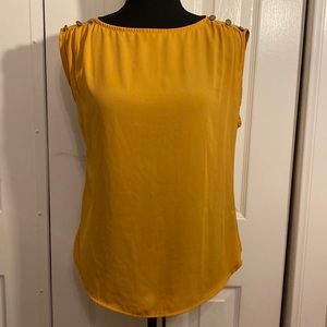 Agaci | women’s | blouse | sleeves | small | gold